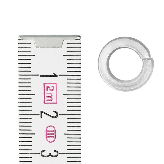 Stabilit Federring A2 - Innendurchmesser: 8,1 mm, Edelstahl, 8 Stk. - Draufsicht