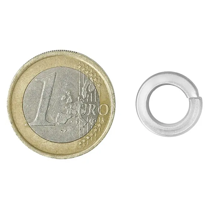 Stabilit Federring A2 - Innendurchmesser: 8,1 mm, Edelstahl, 8 Stk. - Draufsicht