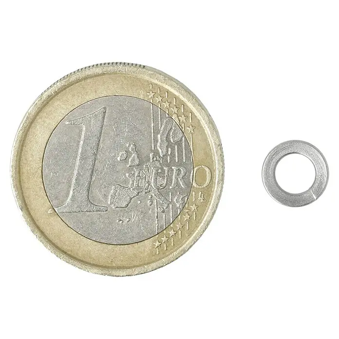 Stabilit Federring A2 - Innendurchmesser: 4,1 mm, Edelstahl, 16 Stk. - Draufsicht