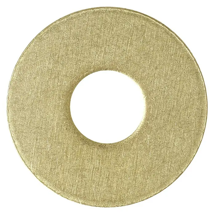 Stabilit Arandela redonda - Diámetro interior: 10,5 mm, Diámetro exterior: 30 mm, Latón, Brillante, 6 uds., DIN 9021 - Vista superior