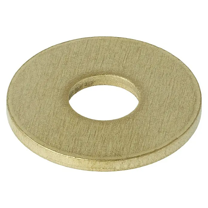 Stabilit Arandela redonda - Diámetro interior: 10,5 mm, Diámetro exterior: 30 mm, Latón, Brillante, 6 uds., DIN 9021 - Vista angular