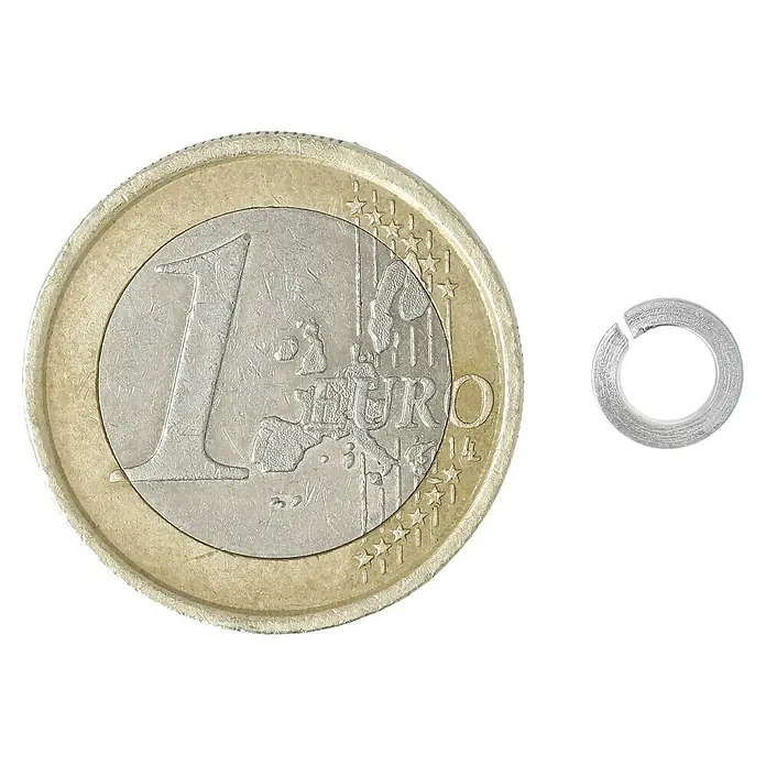 Profi Depot Federring - 4,1 mm, 100 Stk., DIN 127, Verzinkt - Draufsicht