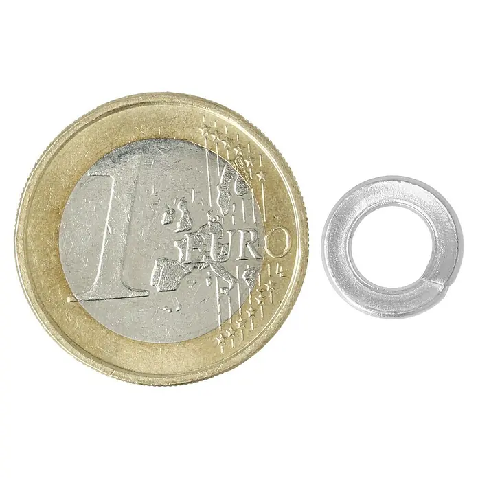 Stabilit Federring A2 - Innendurchmesser: 6,1 mm, Edelstahl, 8 Stk. - Draufsicht