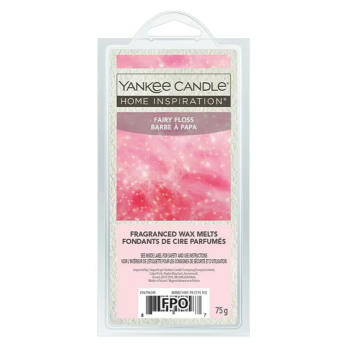 Yankee Candle Home Inspirations Duftwachs - Fairy Floss, 75 g - Vorderansicht