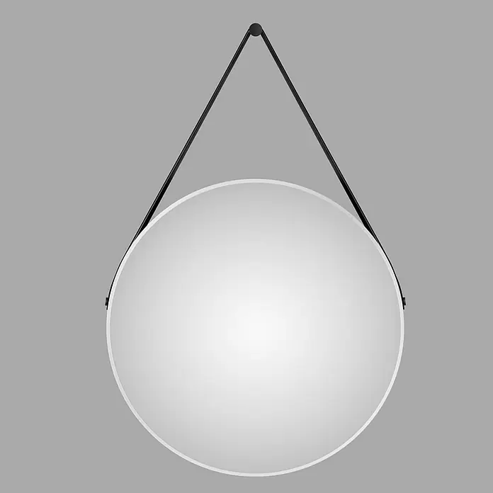 DSK Wandspiegel Silver Coiffeur - Durchmesser: 80 cm, Weiß - Stimmungsaufnahme