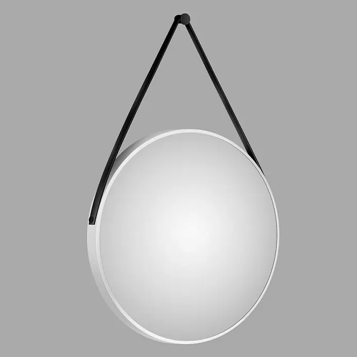 DSK Wandspiegel Silver Coiffeur - Durchmesser: 80 cm, Weiß - Stimmungsaufnahme