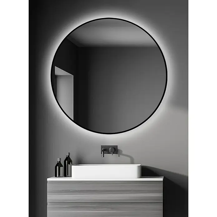 DSK LED-Lichtspiegel Silver Globo - Durchmesser: 100 cm, Schwarz - Stimmungsaufnahme