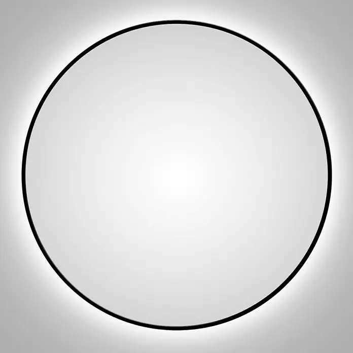 DSK LED-Lichtspiegel Silver Globo - Durchmesser: 100 cm, Schwarz - Stimmungsaufnahme
