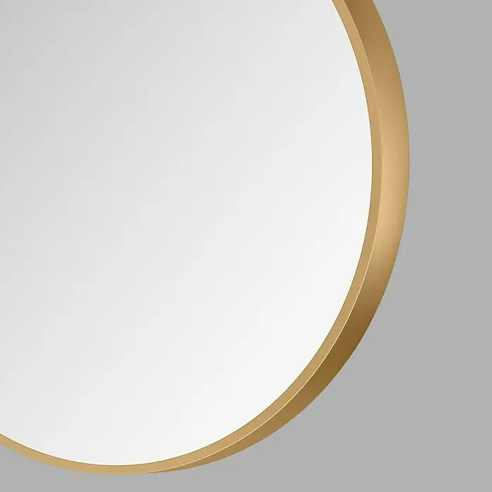 DSK Wandspiegel Silver Coiffeur - Durchmesser: 80 cm, Gold - Detailaufnahme