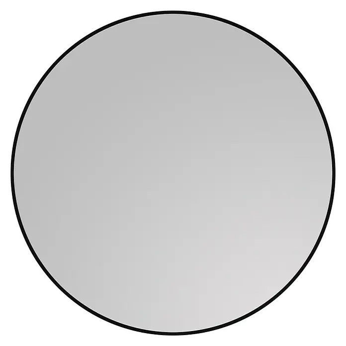 DSK Wandspiegel Black Rondo - Durchmesser: 60 cm, Schwarz - Vorderansicht