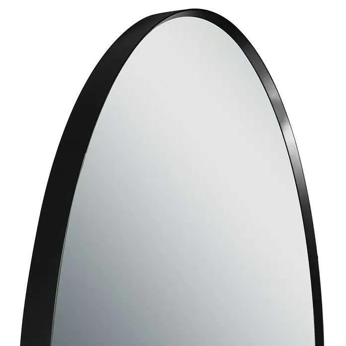DSK Wandspiegel Black Rondo - Durchmesser: 60 cm, Schwarz - Detailaufnahme