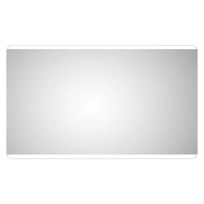 DSK LED-Lichtspiegel Silver Chic - 120 x 70 cm, Kippschalter - Vorderansicht