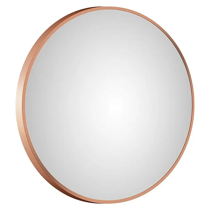 DSK Wandspiegel Copper Excellent - Durchmesser: 60 cm, Kupfer - Diagonale Ansicht