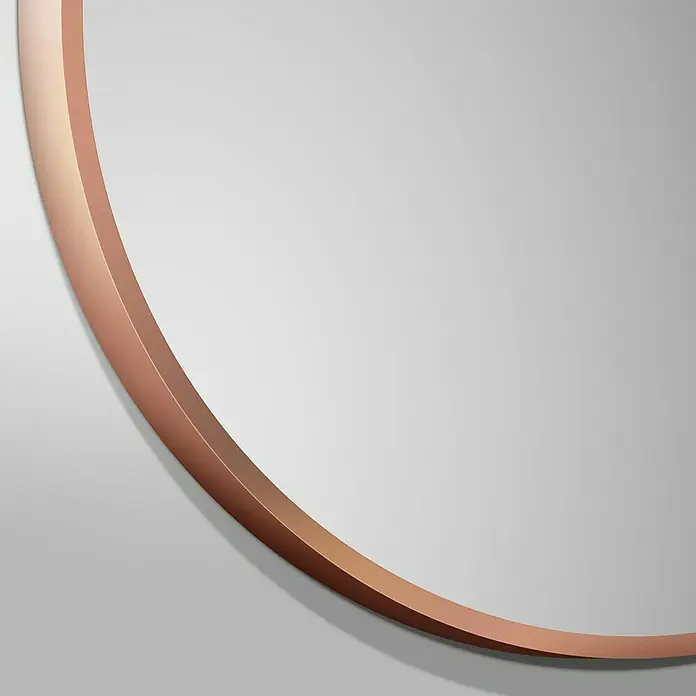 DSK Wandspiegel Copper Excellent - Durchmesser: 60 cm, Kupfer - Detailaufnahme