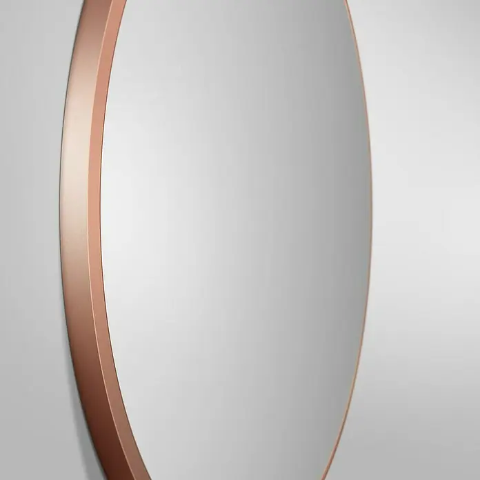 DSK Wandspiegel Copper Excellent - Durchmesser: 60 cm, Kupfer - Detailaufnahme