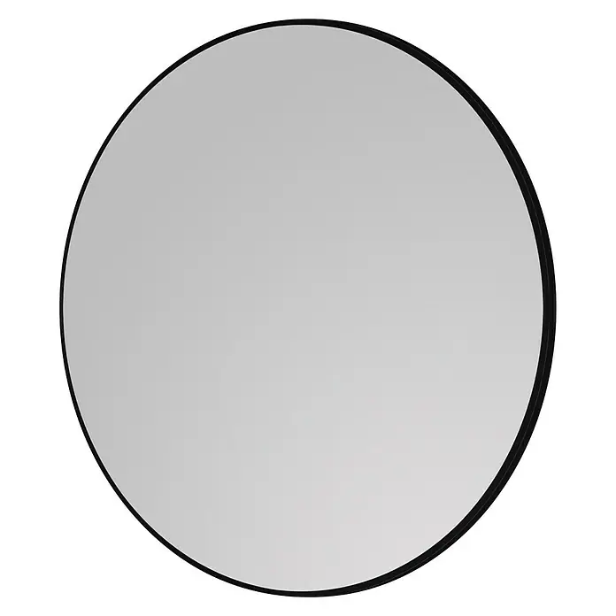 DSK Wandspiegel Black Rondo - Durchmesser: 60 cm, Schwarz - Diagonale Ansicht