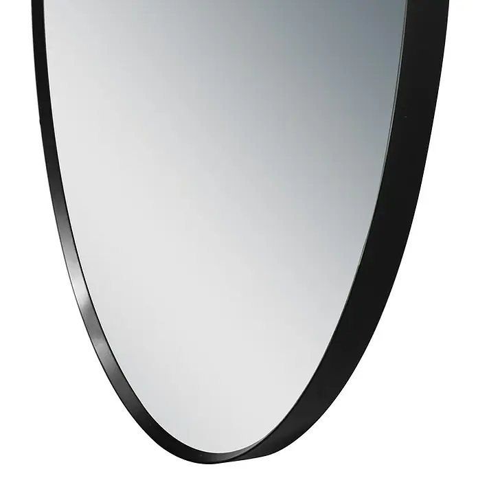 DSK Wandspiegel Black Rondo - Durchmesser: 60 cm, Schwarz - Detailaufnahme