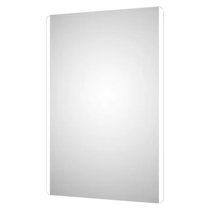 DSK LED-Lichtspiegel Silver Chic - 120 x 70 cm, Kippschalter - Diagonale Ansicht