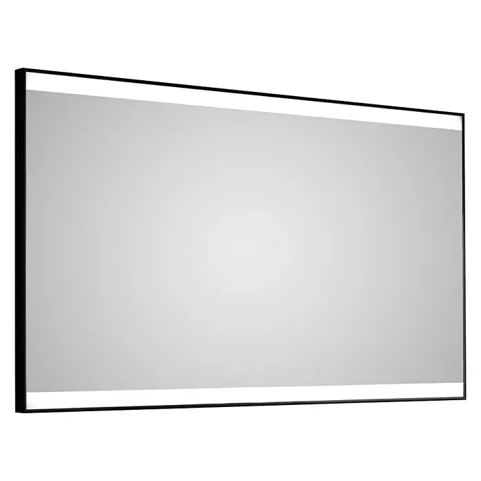 DSK LED-Lichtspiegel Black Star - 120 x 70 cm, Kippschalter - Diagonale Ansicht