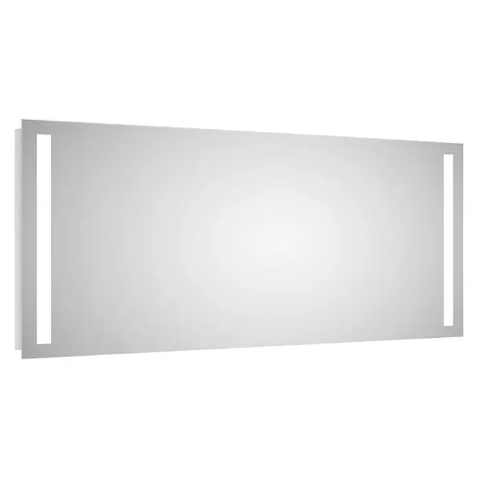 DSK LED-Lichtspiegel Silver Dream - 140 x 70 cm, Kippschalter - Diagonale Ansicht