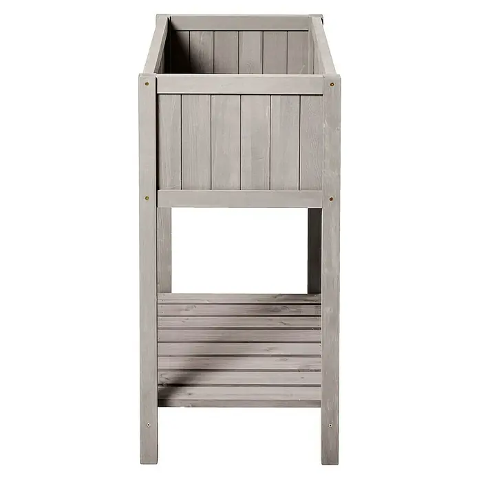 Butenkist Hochbeet Geseke - 75 x 45 x 85 cm, Holz - Diagonale Ansicht