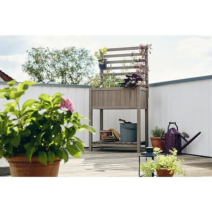 Butenkist Hochbeet Geseke - 75 x 45 x 85 cm, Holz - Stimmungsaufnahme