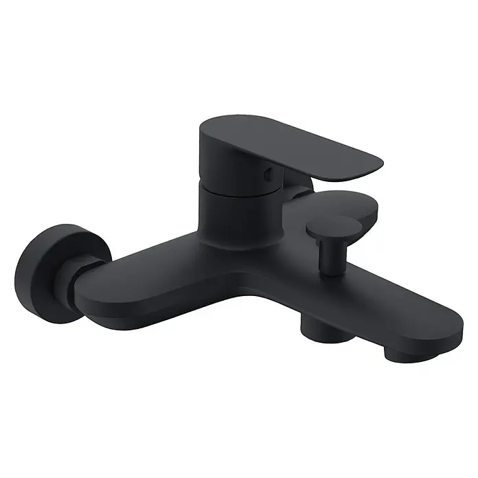 IO Cassio Grifo monomando de bañera - Negro, Mate - Vista angular