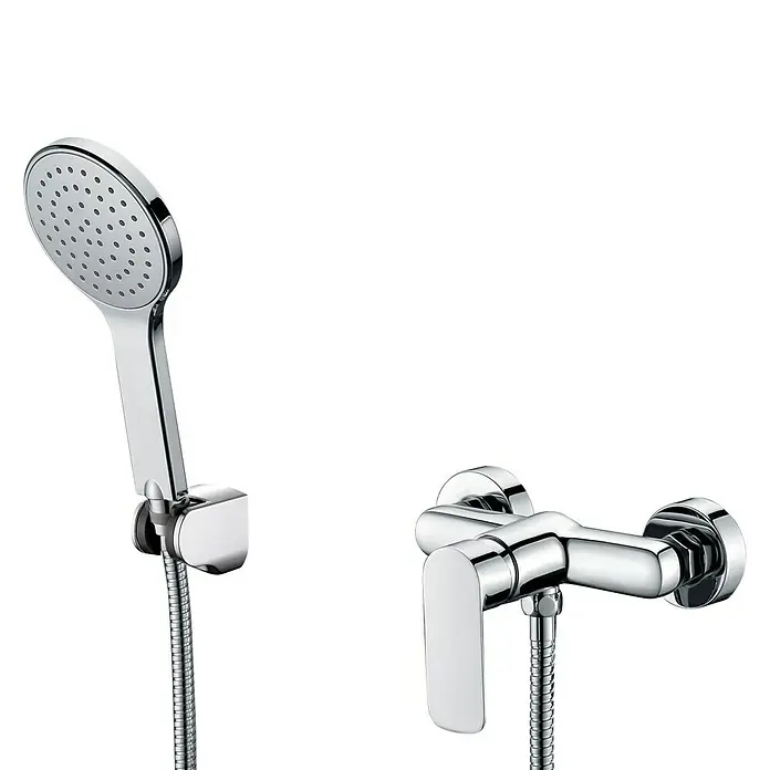IO Cassio Grifo monomando de ducha - Cromo, Brillante - Primer plano