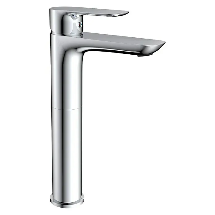 IO Cassio Grifo de lavabo alto - Cromo, Brillante - Vista angular