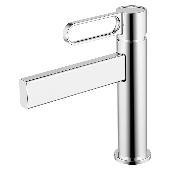 IO Dior Grifo de lavabo - Cromo, Brillante - Vista angular