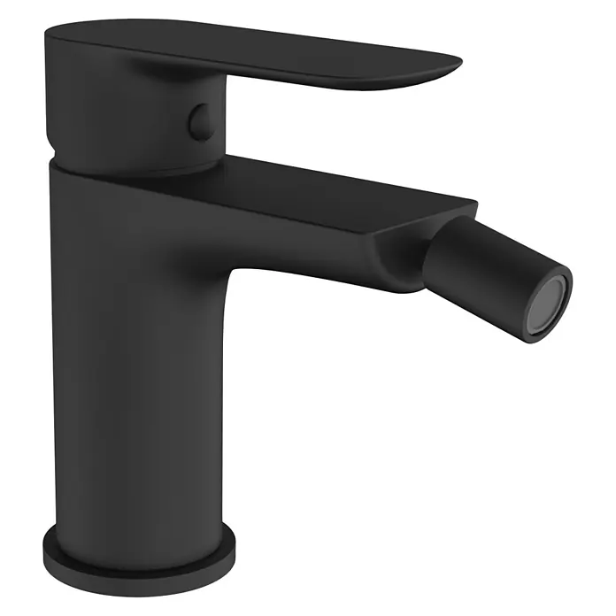 IO Cassio Grifo monomando de bidé - Negro, Mate - Vista angular