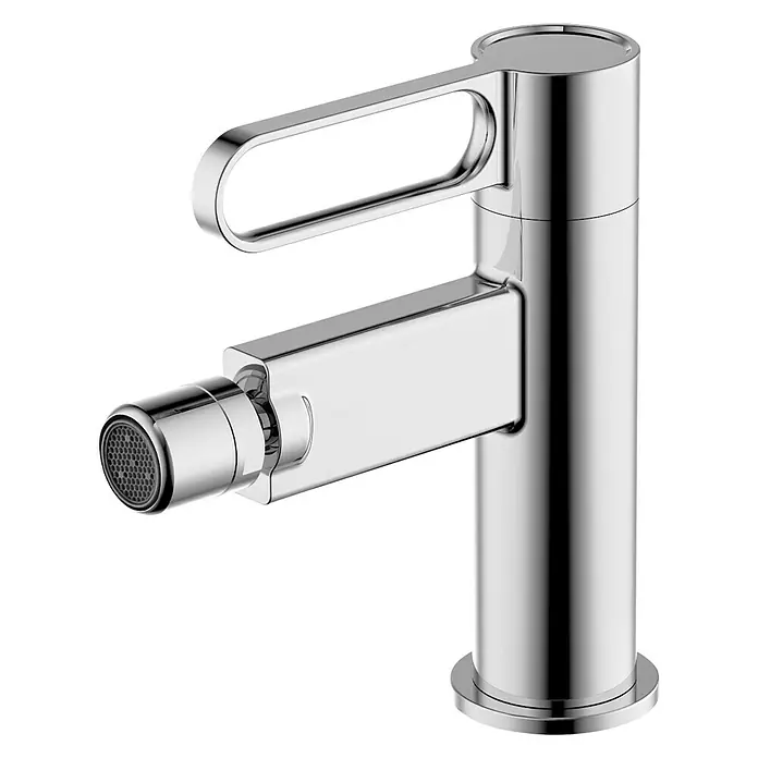 IO Dior Grifo monomando de bidé - Cromo, Brillante - Vista angular