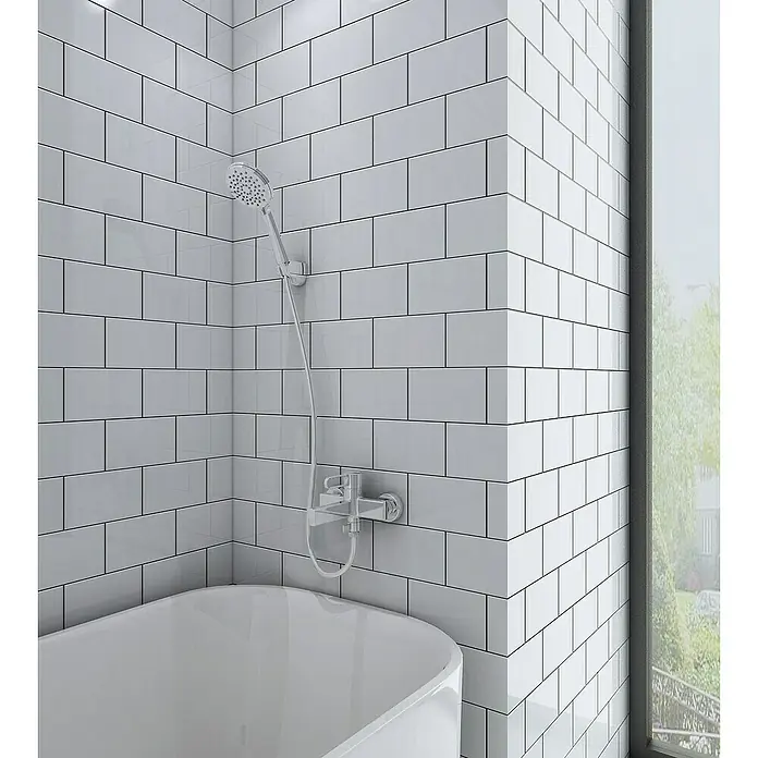 IO Dior Grifo monomando de bañera - Cromo, Brillante - Foto ambiente