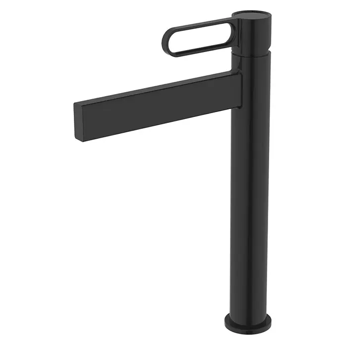 IO Dior Grifo de lavabo alto - Negro, Mate - Vista angular