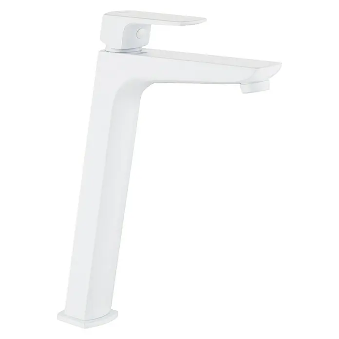 IO Marriot Grifo de lavabo alto - Blanco, Mate - Vista angular