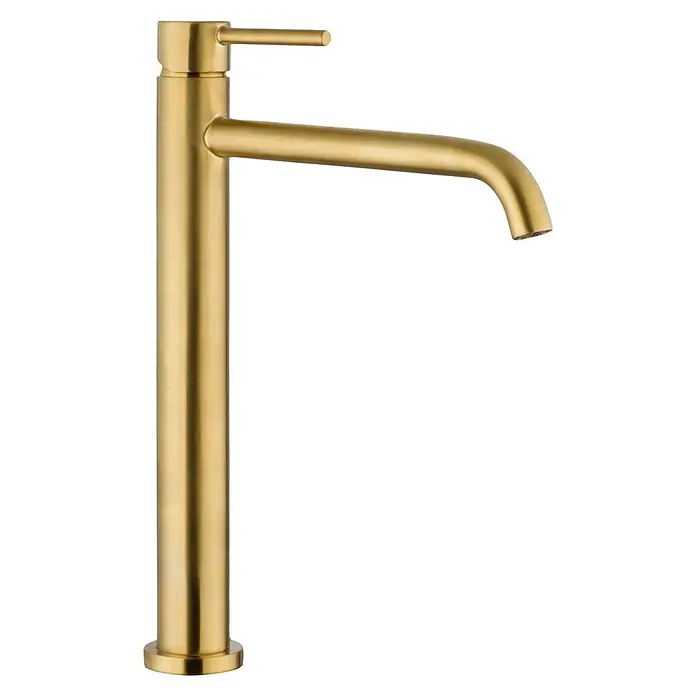 IO Sirio Grifo de lavabo alto - Oro - Vista de perfil derecho