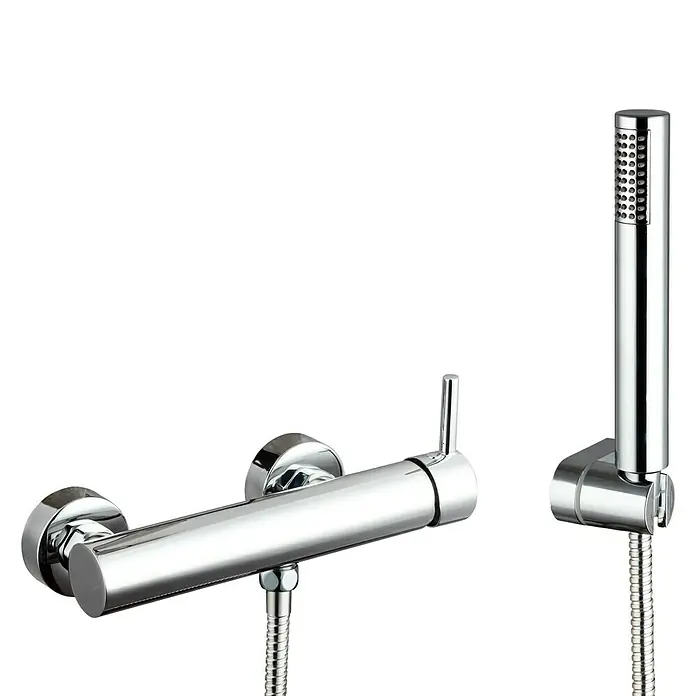 IO Sirio Grifo monomando de ducha - Cromo, Brillante - Primer plano
