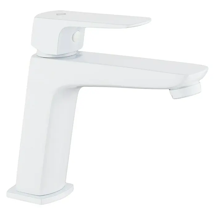 IO Marriot Grifo de lavabo - Blanco, Mate - Vista angular