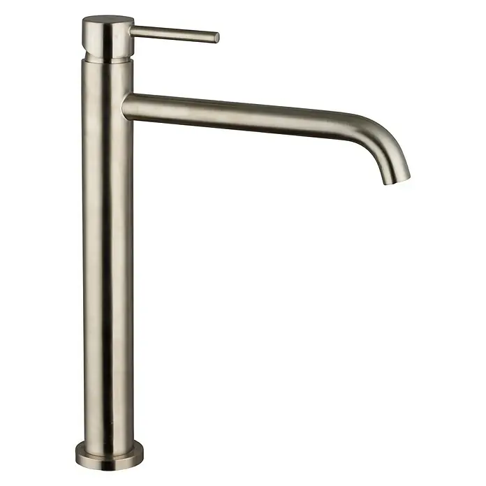 IO Sirio Grifo de lavabo alto - Níquel - Vista de perfil derecho