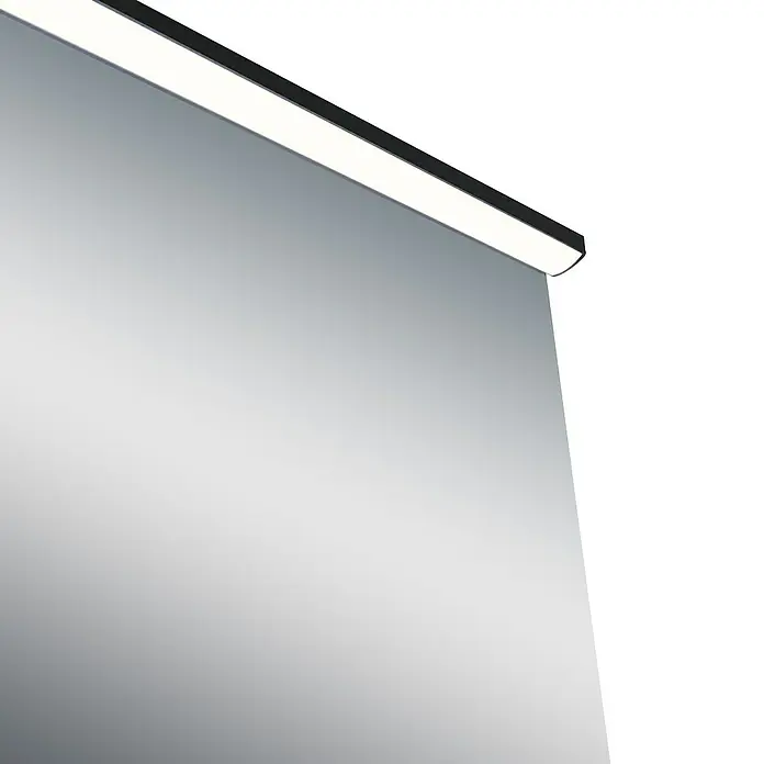 DSK LED-Lichtspiegel Black Shelf - 80 x 60 cm, Berührungssensor - Detailaufnahme