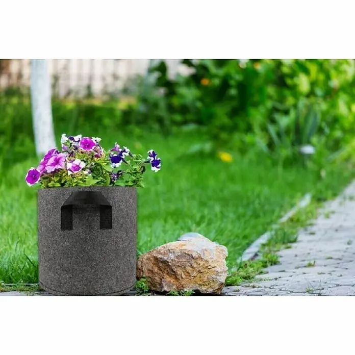 Posuda za sadnju biljaka Plantin - 57 l, Siva - Živopisni prikaz