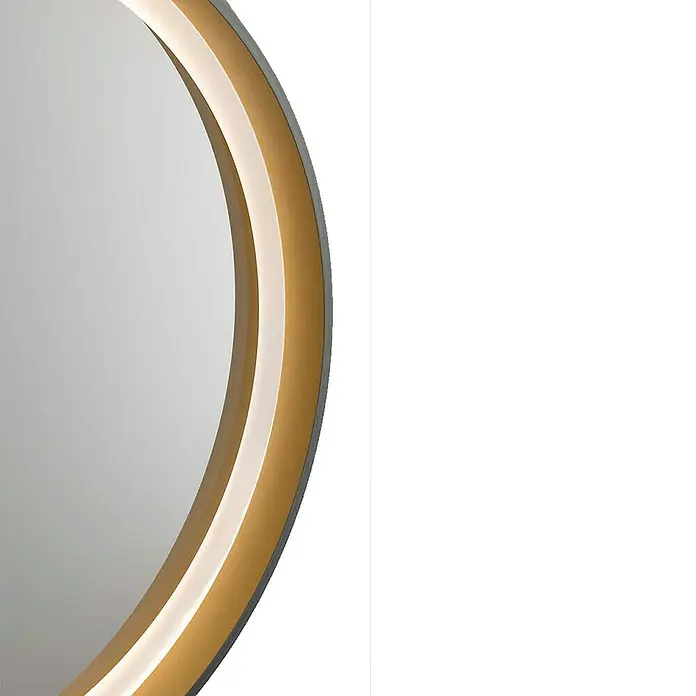 DSK LED-Lichtspiegel Golden Summer - LED, Durchmesser: 55 cm, Schwarz/Gold - Detailaufnahme