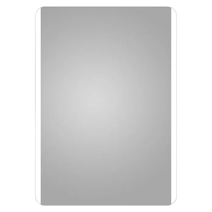 DSK LED-Lichtspiegel Chrystal Bonito - 50 x 70 cm, Kippschalter - Vorderansicht