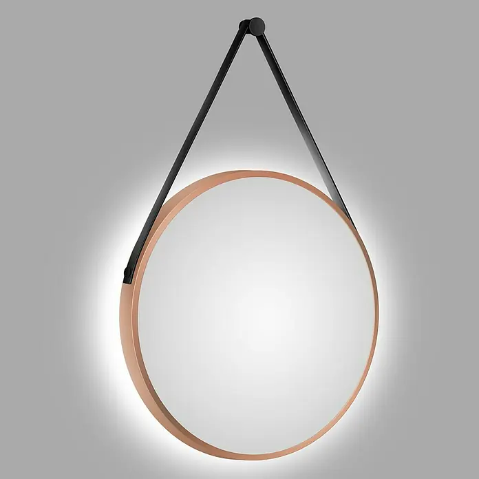 DSK LED-Lichtspiegel Silver Barbier - Durchmesser: 50 cm, Kupfer - Stimmungsaufnahme