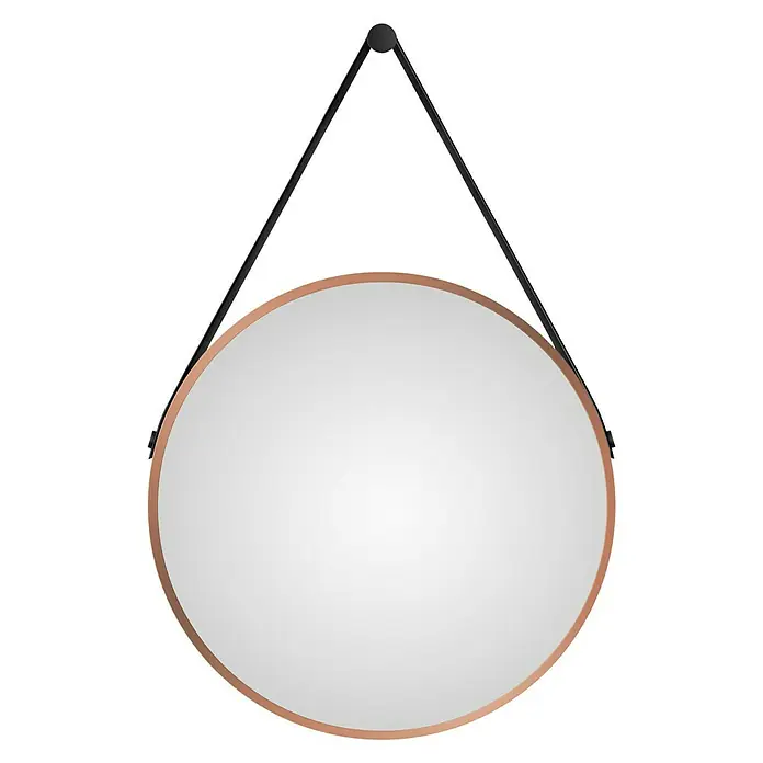 DSK Wandspiegel Silver Coiffeur - Durchmesser: 50 cm, Kupfer - Vorderansicht