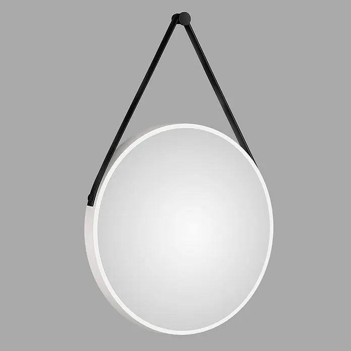 DSK Wandspiegel Silver Coiffeur - Durchmesser: 50 cm, Weiß - Stimmungsaufnahme