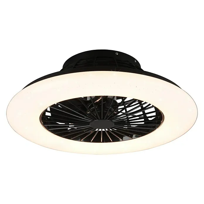 Trio Leuchten Stropni ventilator Stralsund - 30 W, Promjer: 50 cm - Dijagonalni pogled