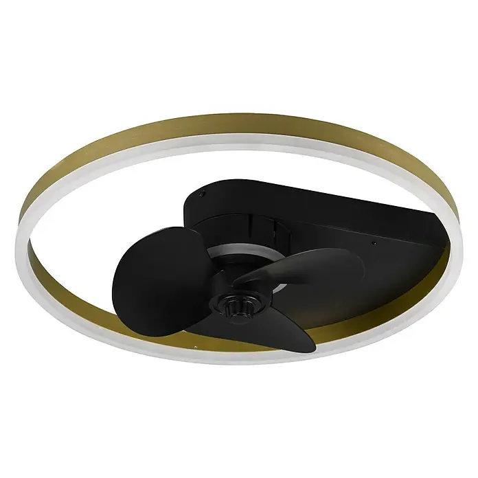 Trio Leuchten Stropni ventilator Borgholm - 30 W, Promjer: 50 cm - Dijagonalni pogled