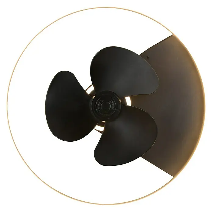 Trio Leuchten Stropni ventilator Borgholm - 30 W, Promjer: 50 cm - Pogled odozdo
