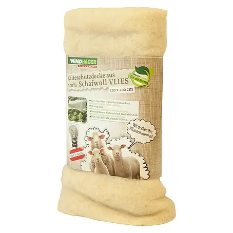 Windhager  Kälteschutz Schafwoll-Vliesdecke